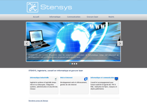snapshot du site stensys.fr